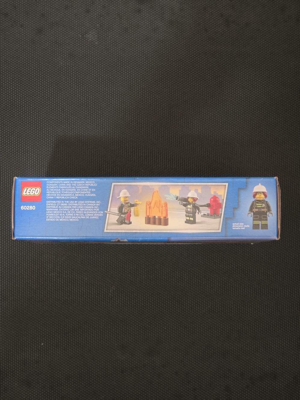 LEGO City Red Fire Ladder Truck Building Set #60280 NWT - Picture 8 of 11